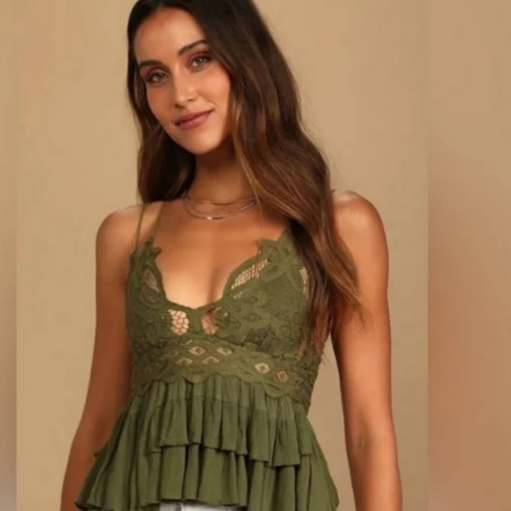 NWT Free People NWT Adella Cami Lace XS